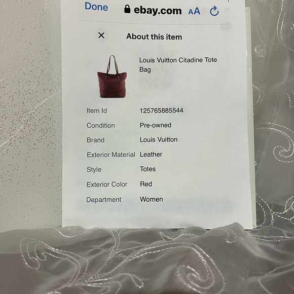 Burgundy Louis Vuitton Citadine PM Monogram Tote - Picture 8 of 13